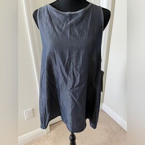 lululemon All-Tied. Up Blue Sleeveless Tank Top